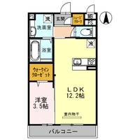 大阪府大阪市住吉区墨江3(アパート)の賃貸物件の間取り