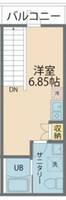 東京都八王子市大塚(アパート)の賃貸物件の間取り