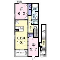 埼玉県新座市野火止7(アパート)の賃貸物件の間取り