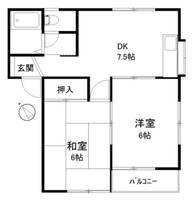 トリフォード久喜・B号棟の間取り