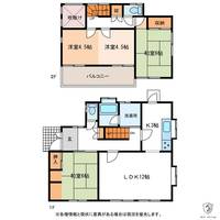 岐阜県可児市今渡(一戸建)の賃貸物件の間取り