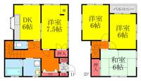 埼玉県川口市芝富士1(一戸建)の賃貸物件の間取り