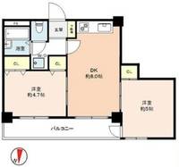 東京都墨田区緑3(マンション)の賃貸物件の間取り