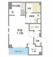 東京都荒川区東日暮里1(マンション)の賃貸物件の間取り