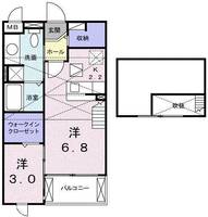 グラースBの間取り