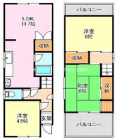 物件の間取り画像