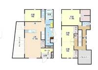 愛媛県四国中央市金生町山田井(一戸建)の賃貸物件の間取り