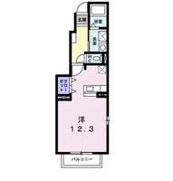 山口県宇部市大字小串(アパート)の賃貸物件の間取り