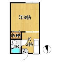 ハイツ北の国からの間取り