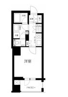 東京都中央区明石町(マンション)の賃貸物件の間取り