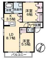 物件の間取り画像