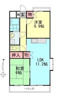 ヒルサイドカワノの間取り