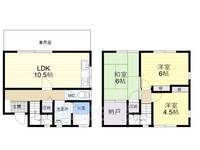 奈良県奈良市朱雀1(一戸建)の賃貸物件の間取り