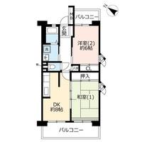 URプラザシティ新所沢けやき通りの間取り