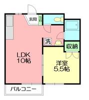 神奈川県伊勢原市沼目2(アパート)の賃貸物件の間取り