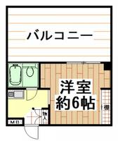 ロフティ岡田の間取り