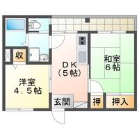 ハートフル古賀の間取り