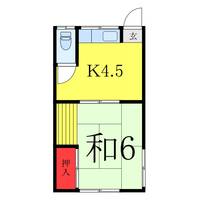 内田荘Aの間取り