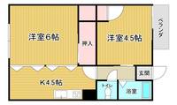 白島田村ビルの間取り
