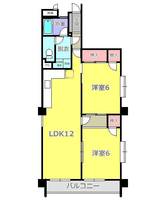 東京都青梅市新町1(マンション)の賃貸物件の間取り