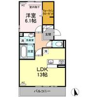 ジャンティーユII A棟の間取り