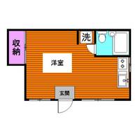 東京都目黒区目黒4(アパート)の賃貸物件の間取り