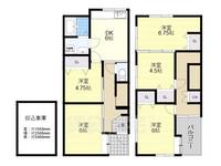 大阪府枚方市津田元町3(一戸建)の賃貸物件の間取り