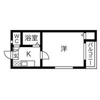 愛知県名古屋市西区名西1(アパート)の賃貸物件の間取り