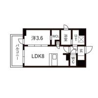 ワールドアイ大阪城EASTIIIの間取り
