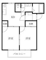 徳島県徳島市住吉3(アパート)の賃貸物件の間取り