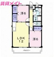 パレスピュアIIの間取り