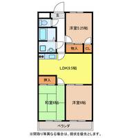 岐阜県岐阜市六条南3(マンション)の賃貸物件の間取り