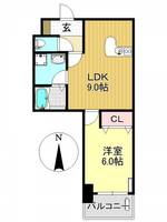 大阪府大阪市平野区背戸口5(マンション)の賃貸物件の間取り