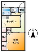 水間ビルの間取り