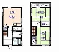 大阪府岸和田市小松里町(一戸建)の賃貸物件の間取り