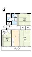 UR大久保東第三の間取り