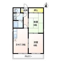 鹿児島県姶良市東餅田(アパート)の賃貸物件の間取り