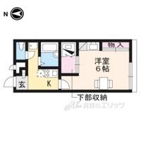 レオパレス伏見1の間取り