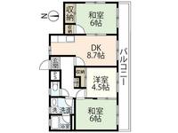 ハイツ古江の間取り