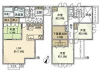 千葉県千葉市稲毛区小仲台5(一戸建)の賃貸物件の間取り