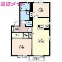 物件の間取り画像