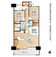 ザ・サンパークシティ守恒の間取り