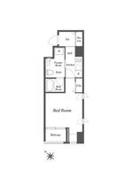 東京都中央区新川2(マンション)の賃貸物件の間取り