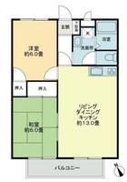 フォブール勅使Bの間取り