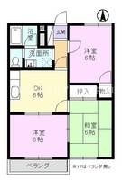 ハイツ恵那山 B棟の間取り