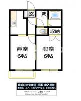 千葉県千葉市花見川区朝日ケ丘1(アパート)の賃貸物件の間取り