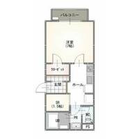 栃木県宇都宮市千波町(アパート)の賃貸物件の間取り