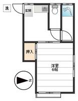 山下荘の間取り