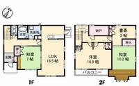 岡山県倉敷市西坂(一戸建)の賃貸物件の間取り