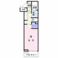 マリオ北島 Dの間取り